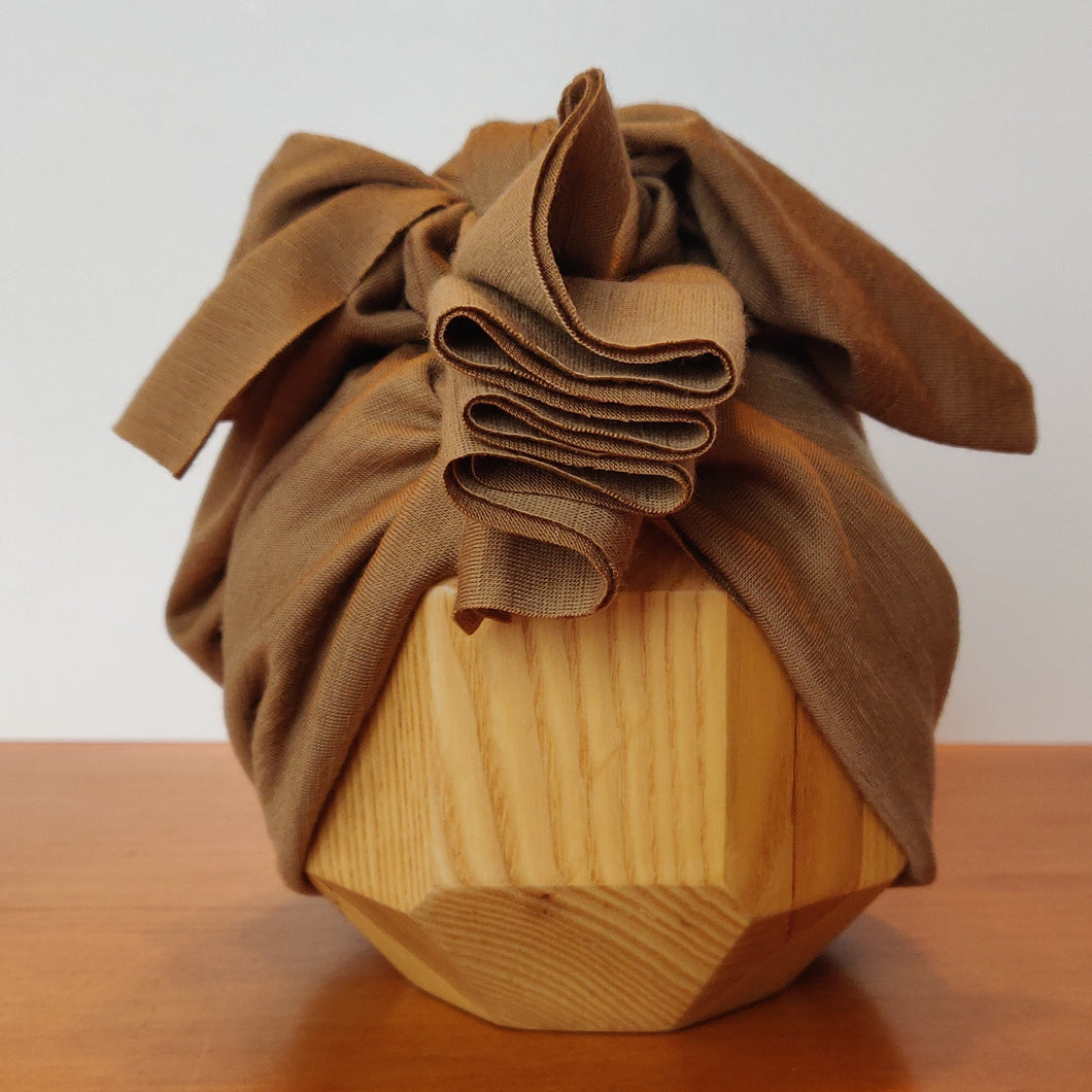 Merino Ruffle Headwrap | Sand Dune