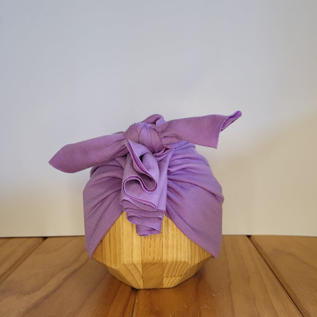 Merino Ruffle Headwrap | Lilac
