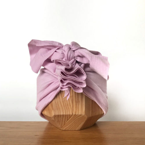 Merino Ruffle Headwrap | Lucky Lavender