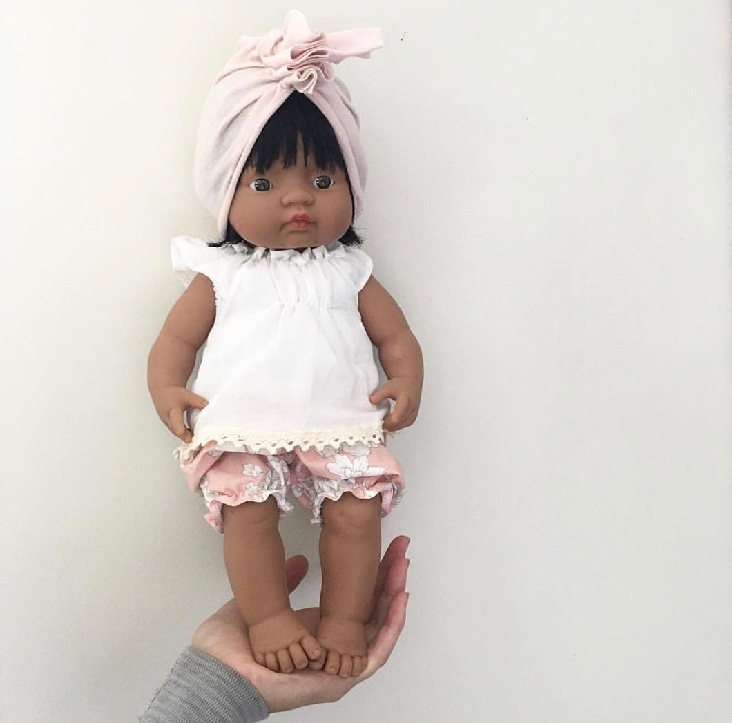 blush doll headwrap baby turban